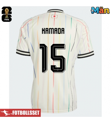 Japan Daichi Kamada #15 Bortatröja VM 2026 Kortärmad